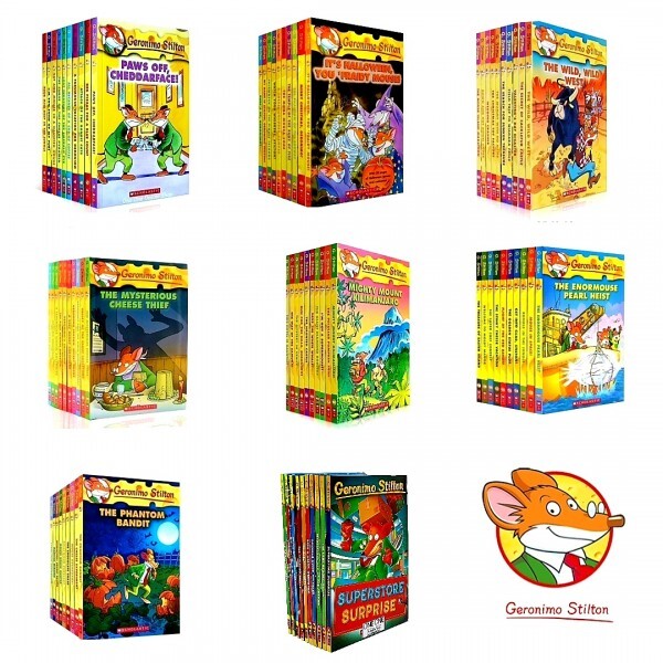 Geronimo Stilton Books | Complete Collection,Full Color| 10-Book Sets & Individual Titles