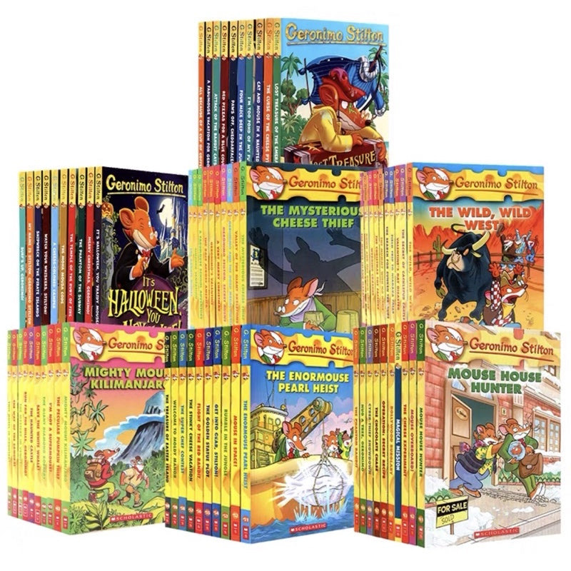 Geronimo Stilton Books | Complete Collection,Full Color| 10-Book Sets & Individual Titles