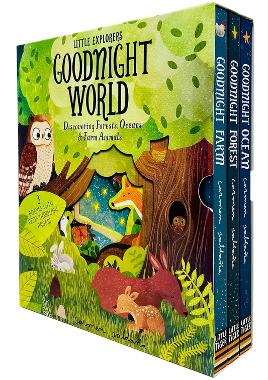 Little Explorers Goodnight World- Boardbooks