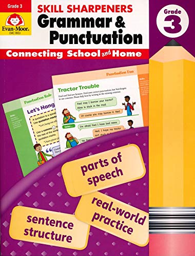 Evan-Moor Skill Sharpeners Grammar and Punctuation Grade 3 workbook