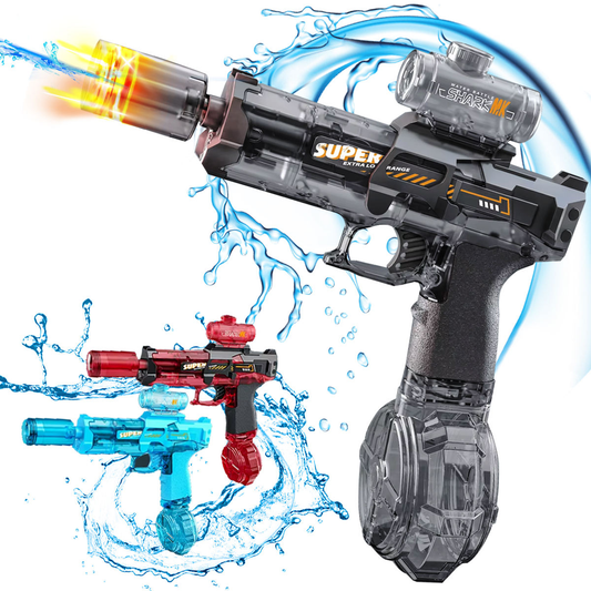 Electric Water Gun for Kids | Rechargeable Light-Up Water Blaster Toy