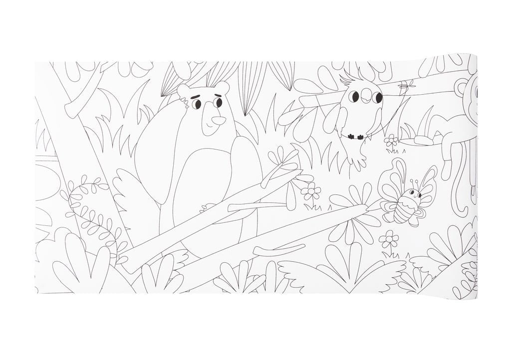 Tookyland Giant Coloring Poster – Fairy Tale & Animal Themes