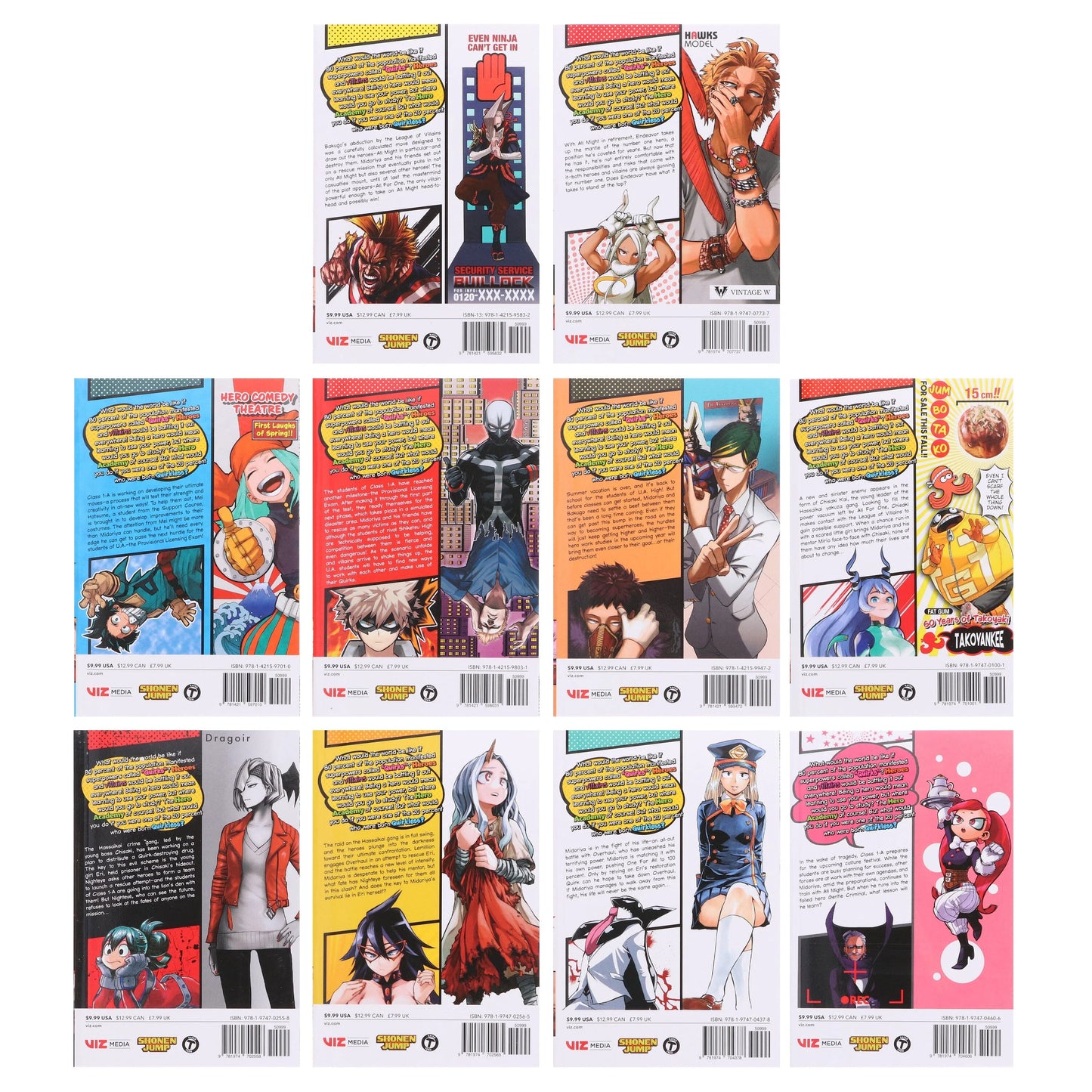 My Hero Academia by Kohei Horikoshi: Vol. 1-20 Box Set - Ages 14+ - Paperback