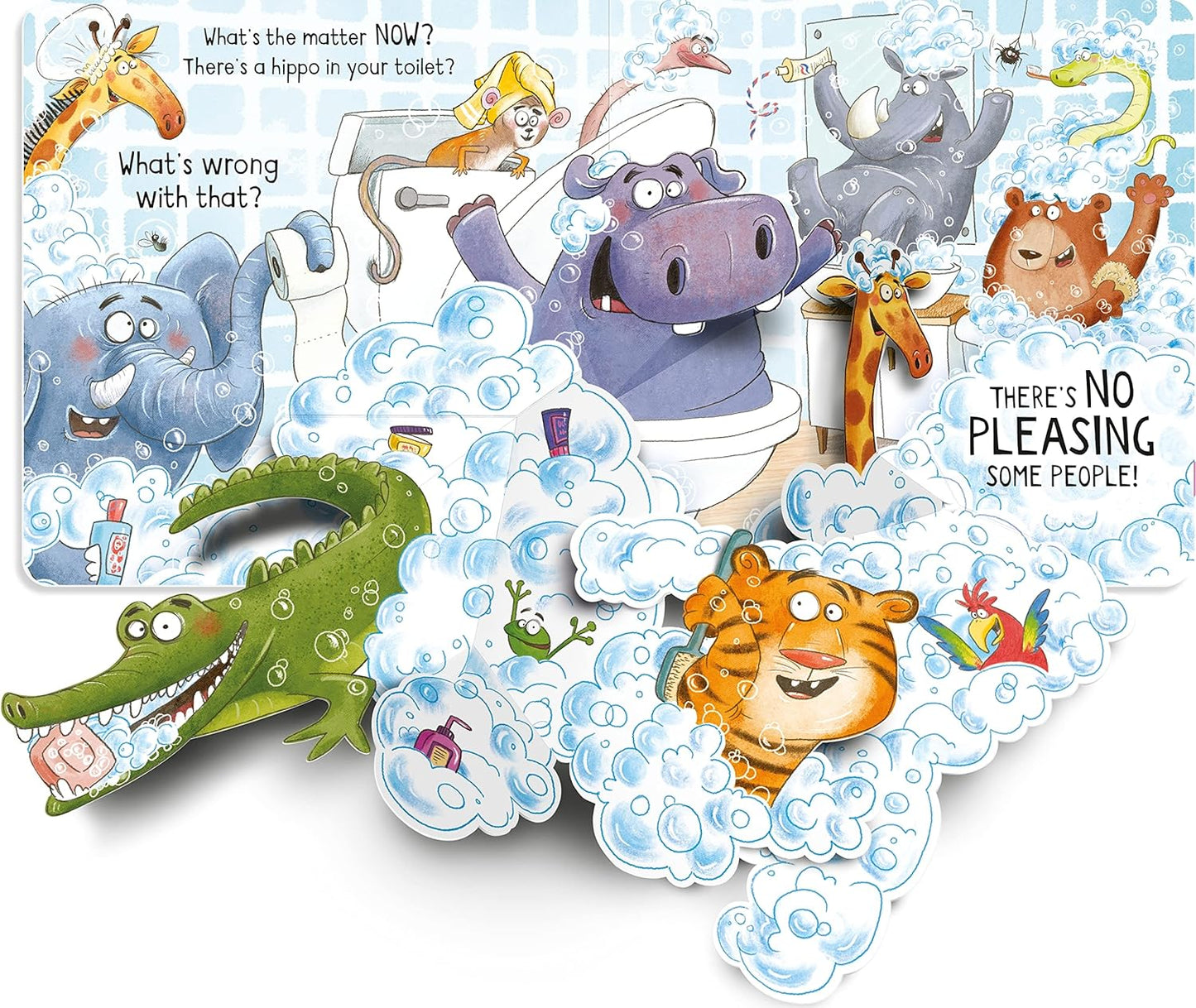 There's a Hippo In My Toilet Pop Up (Boardbooks)