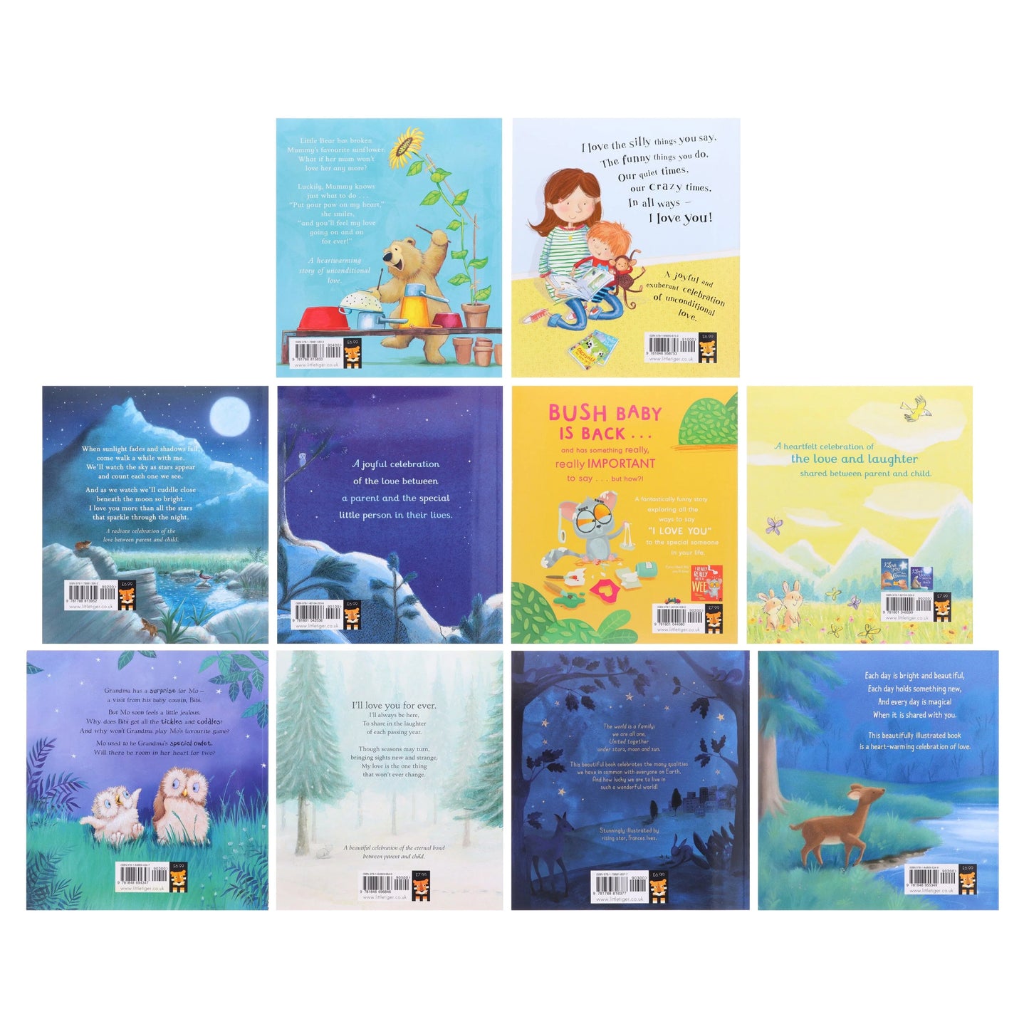 I Love You Series Children's 10 Picture Books Collection Set - Ages 3-6 - Paperback