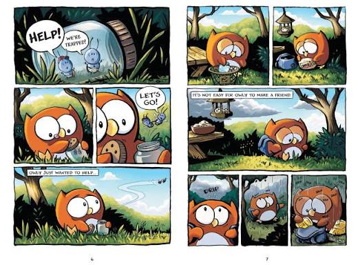 Owly by Andy Runton gentle graphic novels about friendship