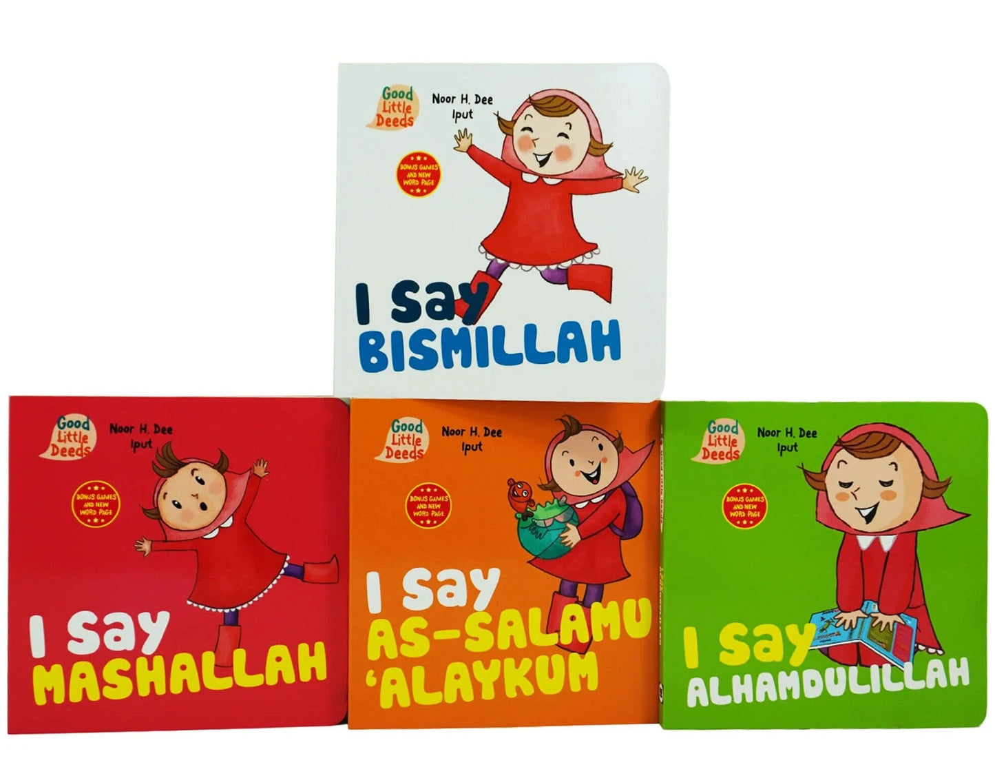Children Islamic I Say Series 4 Books Collection Set By Noor H. Dee - Ages 1+ - Board Book