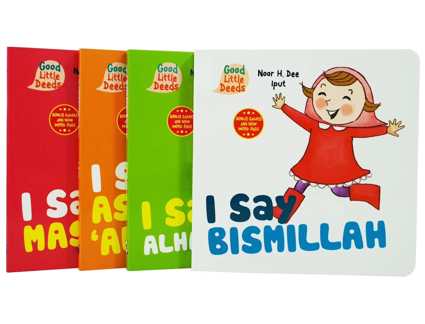 Children Islamic I Say Series 4 Books Collection Set By Noor H. Dee - Ages 1+ - Board Book