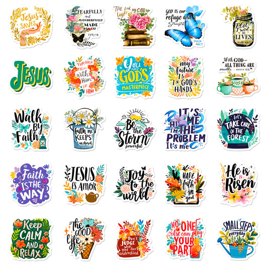 Christian-themed stickers