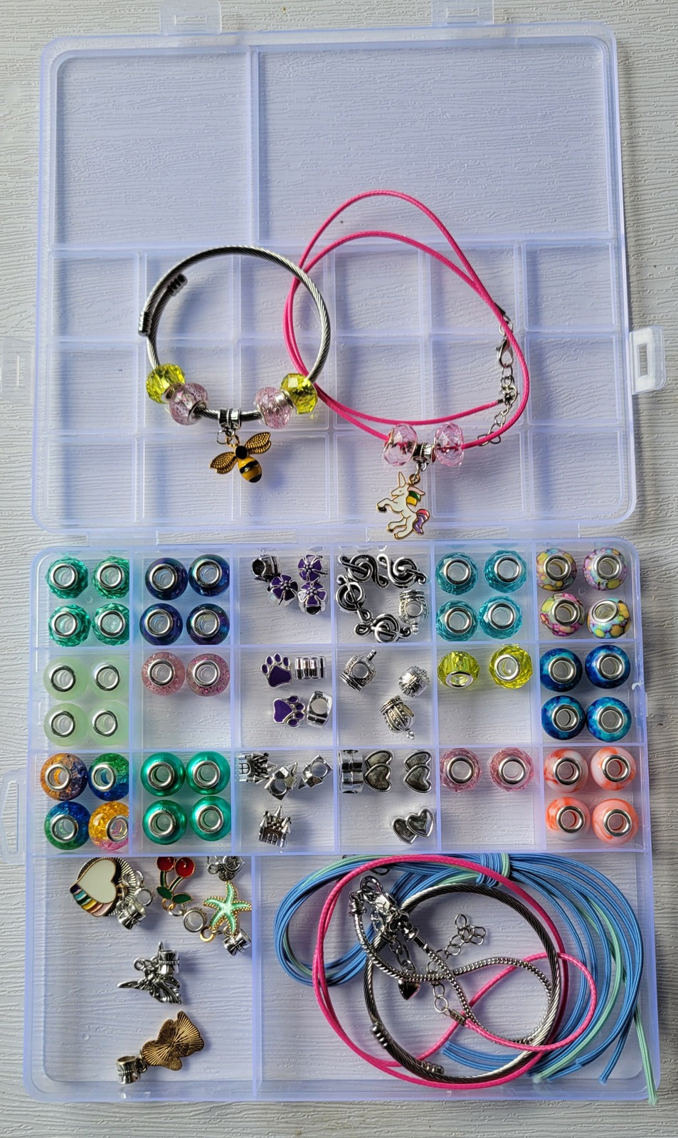 Large DIY Jewellery Kit - Metal & Special Charms