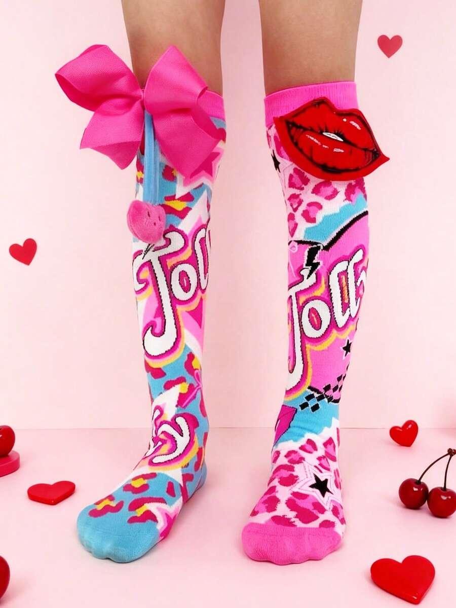 Jolly Knee-High Socks for Kids – Fun 3D Dress-Up Accessory