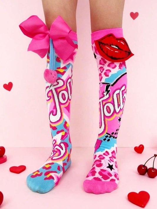Jolly Knee-High Socks for Kids – Fun 3D Dress-Up Accessory