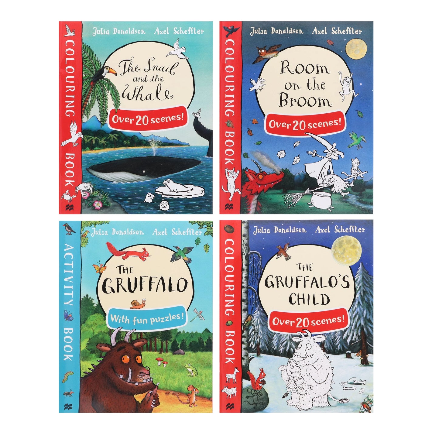 Julia Donaldson Gruffalo 4 Activity Books Collection - Ages 5-7 - Paperback