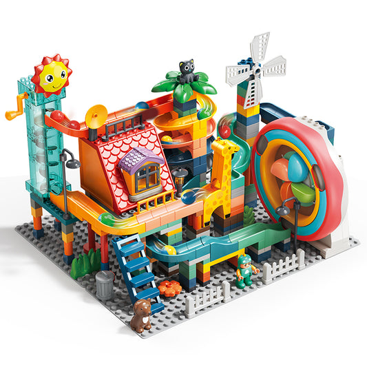 Jungle Maze Ball Track – 330PCS Large STEM Building Set