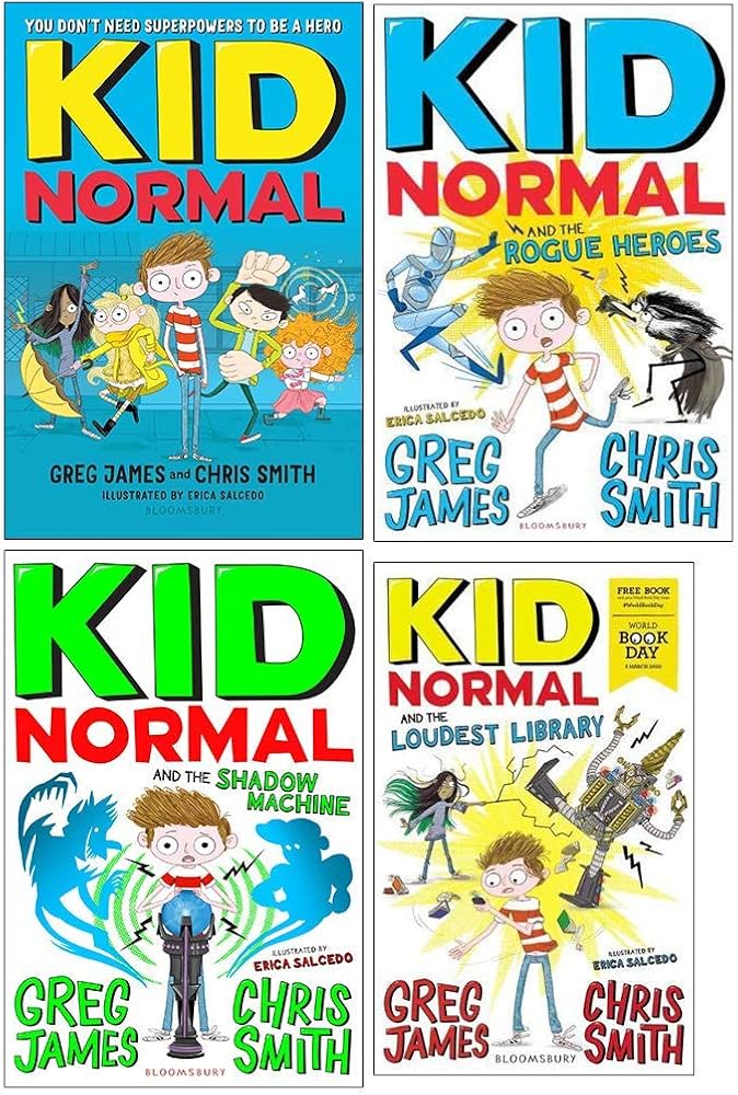 Kid Normal superhero chapter books for readers ages 8 to 12