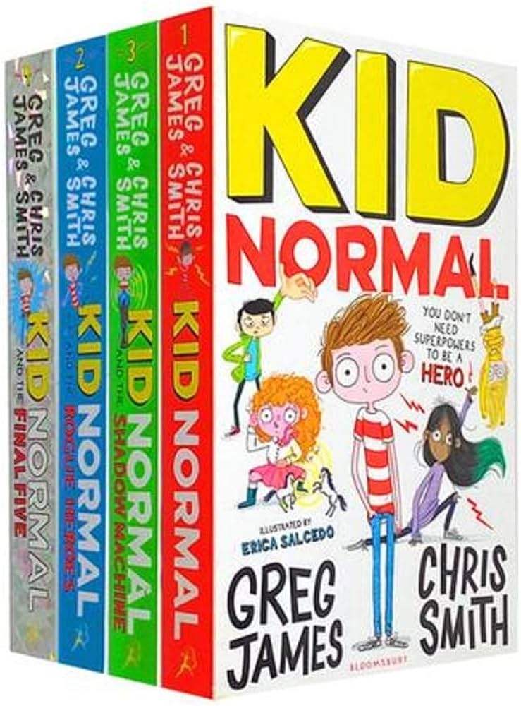 Kid Normal four-book collection by Greg James and Chris Smith