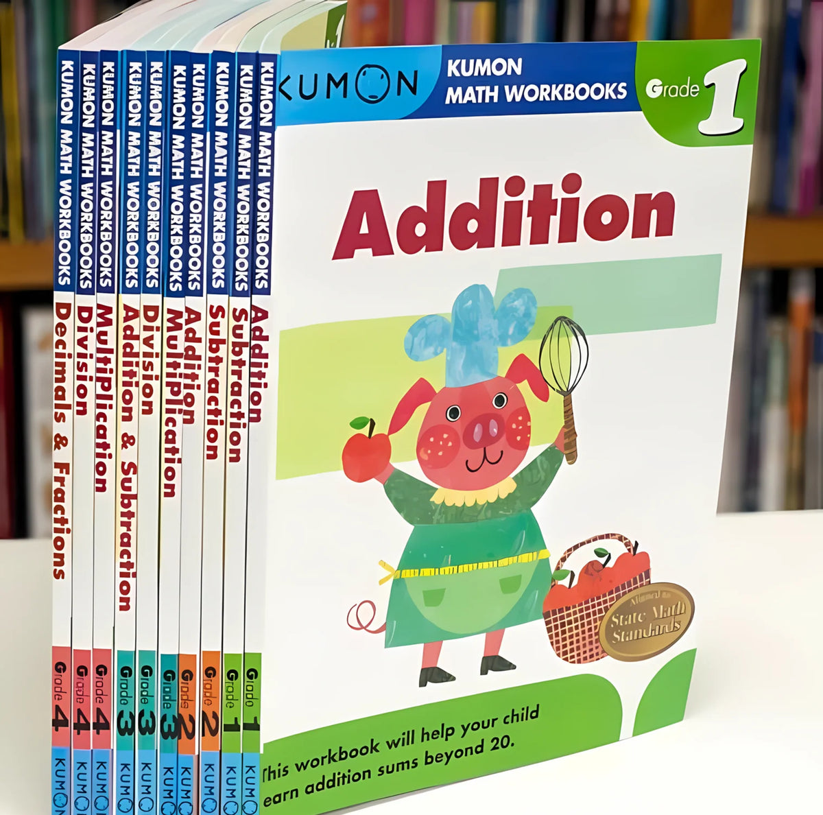 Kuma Math Support school success with Kumon math practice. Ideal for Grades 1–4 ...