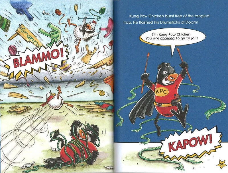 Kung Pow Chicken Books Series