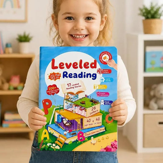 Leveled Reading Interactive Rechargeable Talking Sound Book – 17 Reading Stories