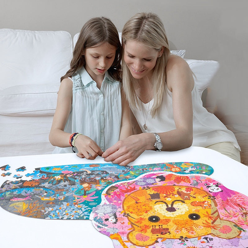 Lion Shaped Jigsaw Puzzle - 483 Pieces