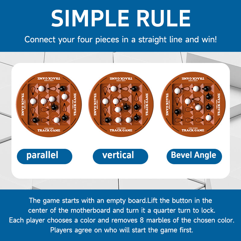 Logic Chess Track Game – 2-Player Strategy Board