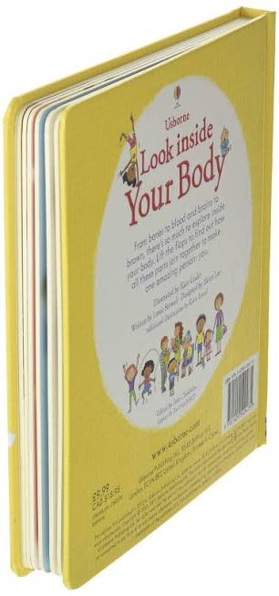 Usborne Look Inside Your Body | Lift-the-Flap Board Book | 100+ Flaps | Children's Human Body Book