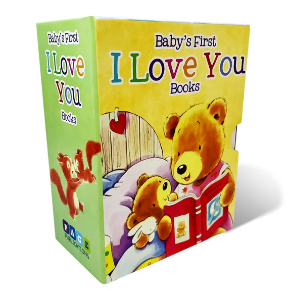 Baby’s First “I Love You” Board Book Set – 3 Heartwarming Books for Toddlers (Gift Box)
