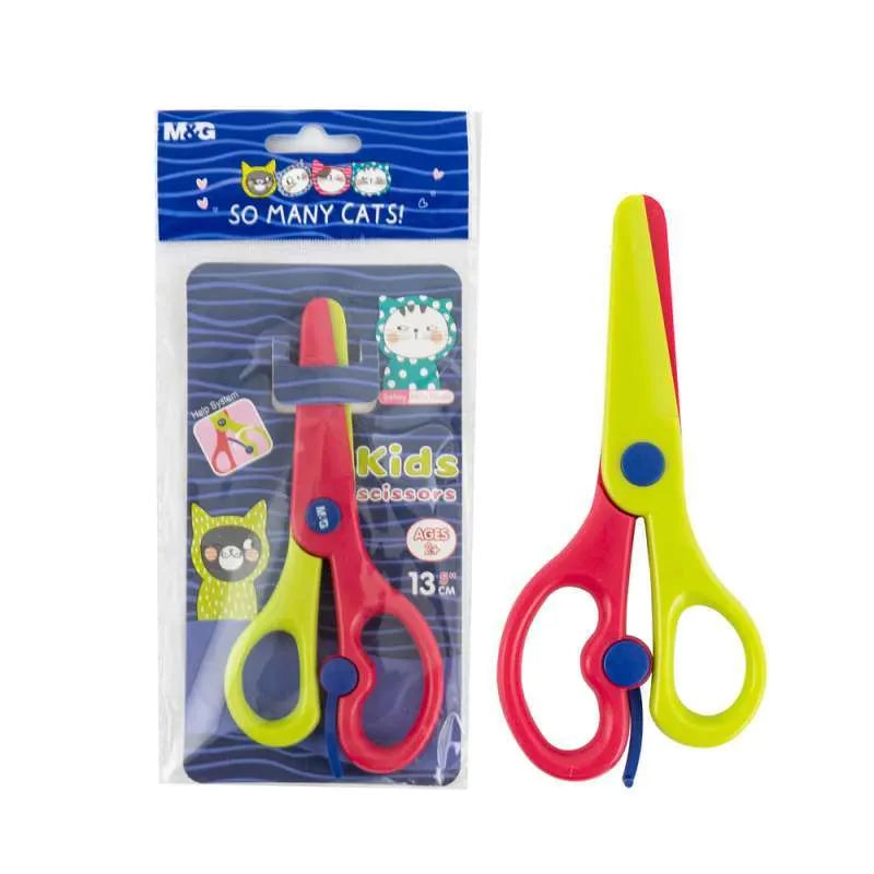 M&G "SO MANY CATS" Kids Safety Scissors ASS913D8 SMC 135mm