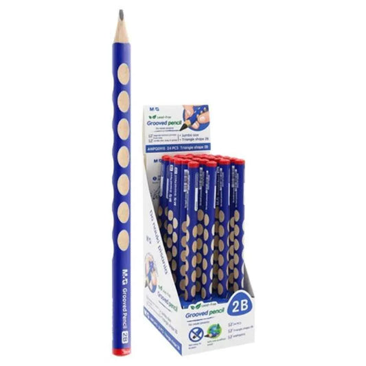 2B Pencil M&G AWPQ0915 Jumbo Grooved Pencil (TRIANGLE SHAPE)