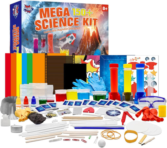 Mega Science Kit for Kids – 150+ Experiments STEM Learning Set (Ages 8+)