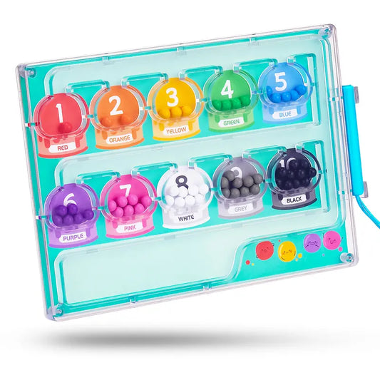 Montessori Magnetic Color and Counting Maze educational toy for children
