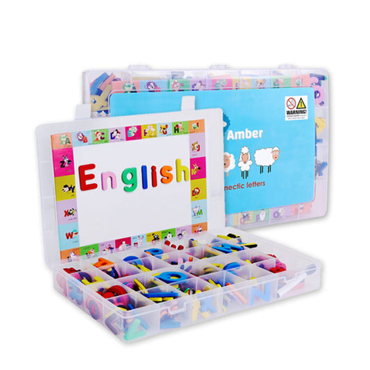 227Pcs Magnetic Letters Numbers for Kids with Dry Erase Magnetic Board & Storage Box - Magnetic Letters classroom set, Educational Refrigerator Magnets for Kids Preschool Learning & Spelling Toy Game