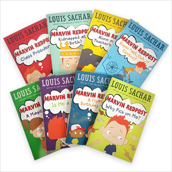 Marvin Redpost Series by Louis Sachar – Funny Chapter Books Set