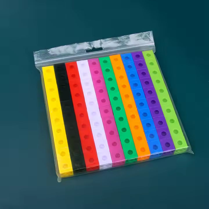 Number Blocks 100 Piece Counting Blocks Linking Cubes