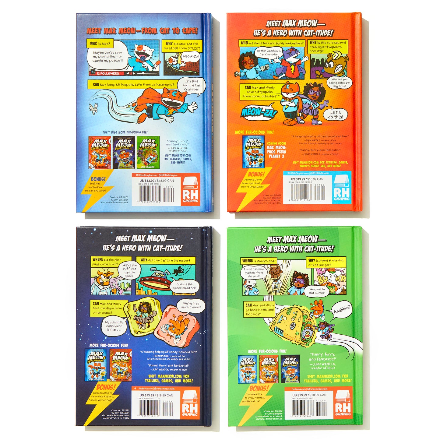 Max Meow (5 Books Set) Hardcover