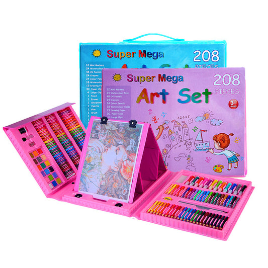 Super Mega 208 Piece Art Set
