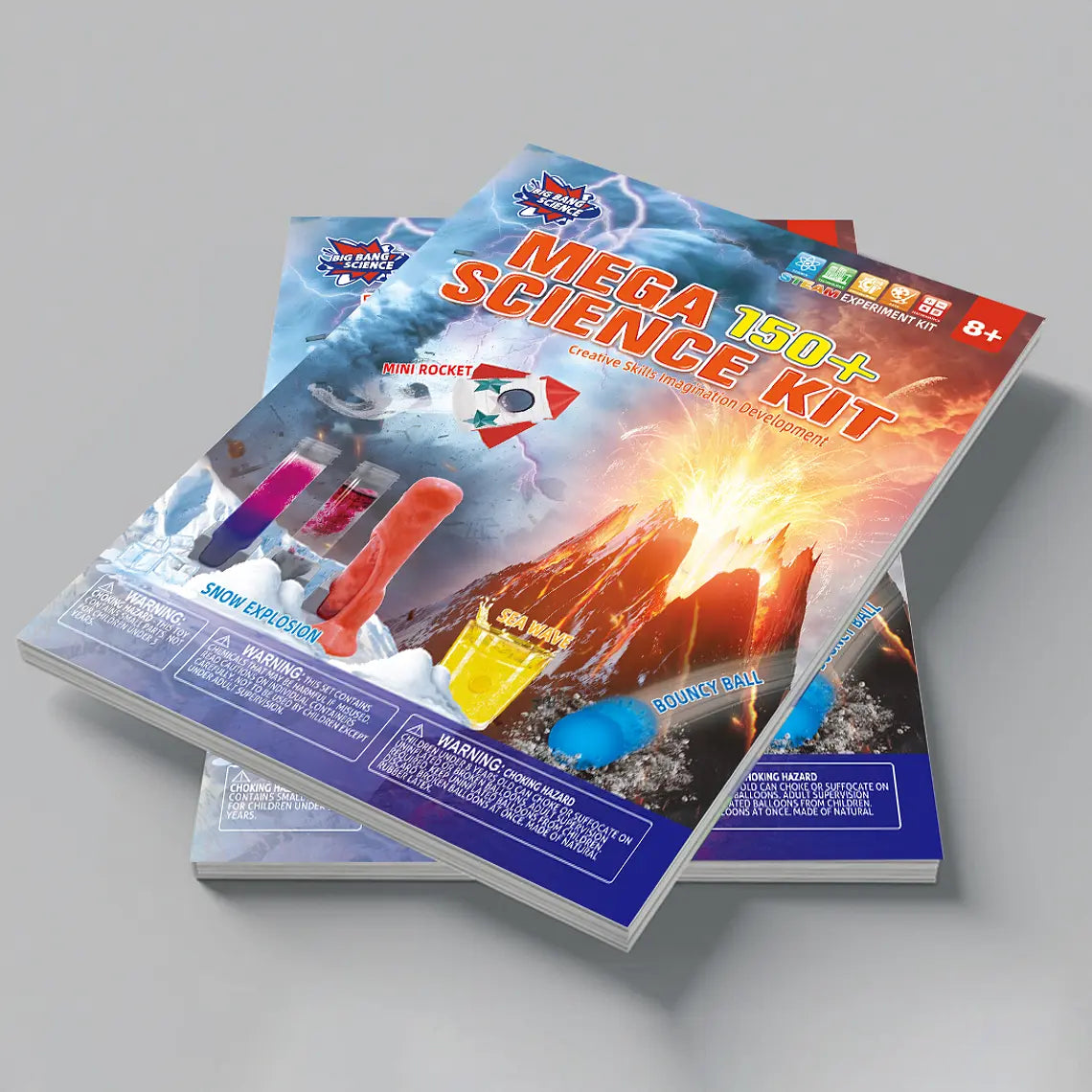 Mega Science Kit for Kids – 150+ Experiments STEM Learning Set (Ages 8+)