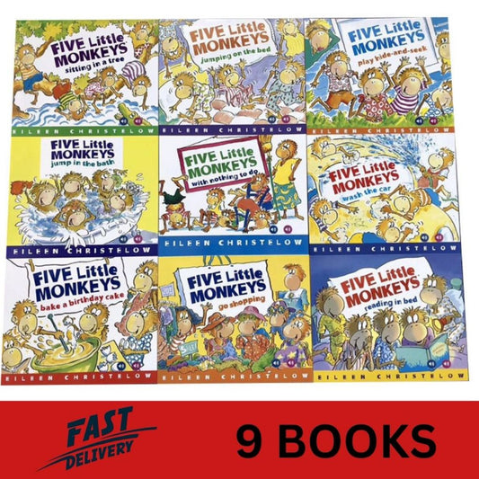 Five Little Monkeys Series by Eileen Christelow-Paperback
