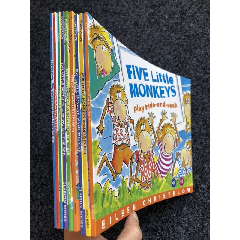 Five Little Monkeys Series by Eileen Christelow-Paperback