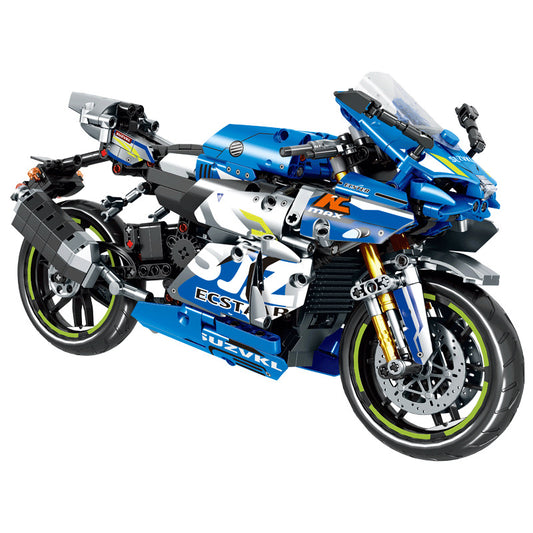Motorcycle Building Block Set – 449 PCS Yamaha-Style