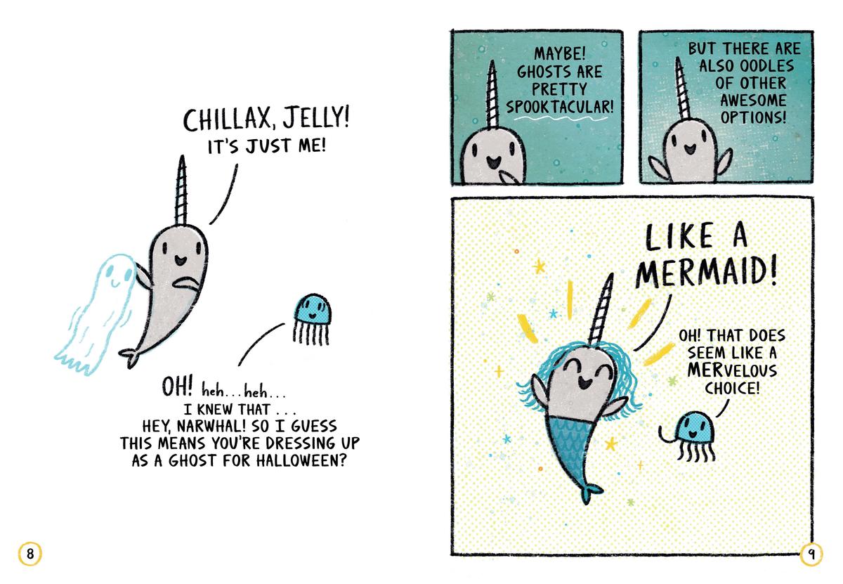Narwhal and Jelly early graphic novels for children