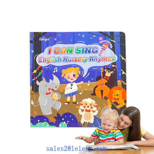 I Can Sing – 15 English Nursery Rhymes Interactive Sound Book with voice recorder