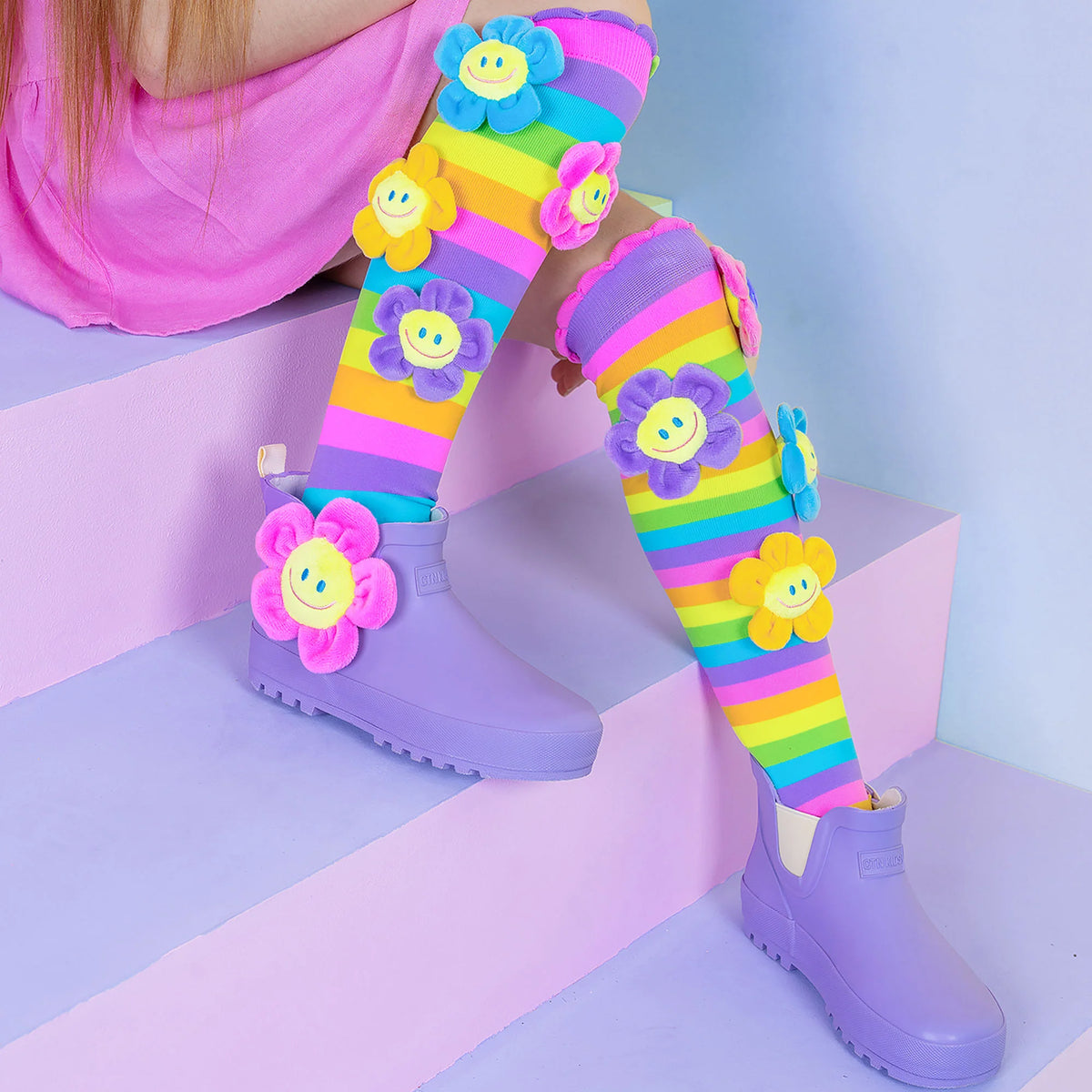 Oopsie Daisy 3D Knee-High Socks for Kids