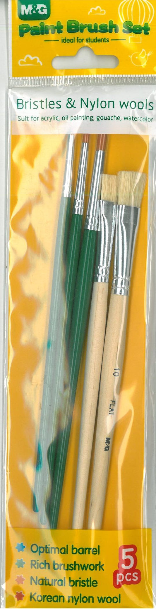 Paint Brush Set 5s--M&G