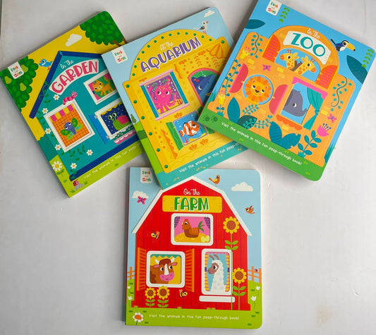 Peek and Seek Board Books for Toddlers | Interactive Early Learning Books