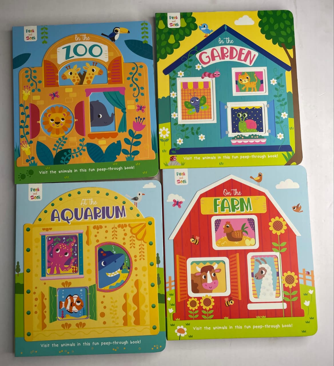 Peek and Seek Board Books for Toddlers | Interactive Early Learning Books