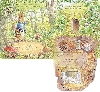 Peter Rabbit: Forest Homes A Peep-Inside Tale (Board book)