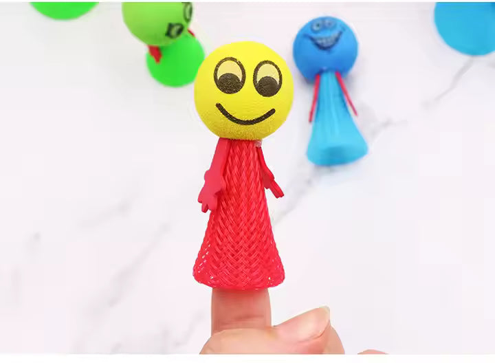 Bounce Ball Antistress Toys – Squeeze & Jumping Expression Dolls for Kids Party Favors