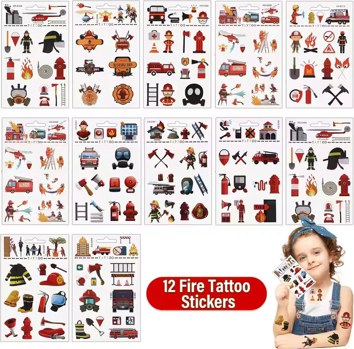 40PCS Firefighter Party Favors – Fire Truck Toys, Keychains & More