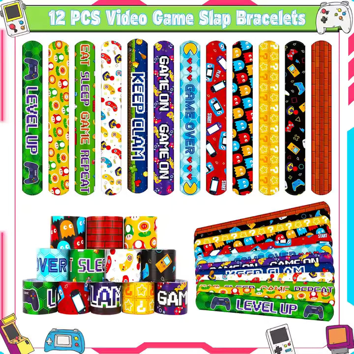 72 PCS Video Game Theme Party Favors – Goodie Bag Fillers & Rewards